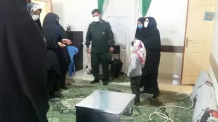 بازدید جانشین فرمانده ناحیه مرکزی یزد از پایگاه کوثر النبی حوزه زینبیه