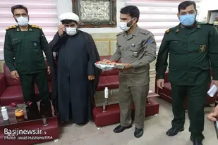 دیدار فرمانده و مسئول دفترنمایندگی ولی فقیه در ناحیه مقاومت بسیج کنارک با رئیس آموزش وپرورش شهرستان