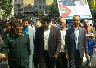قدردانی فرمانده سپاه استان البرز از حضور مردم در راهپیمایی روز قدس
