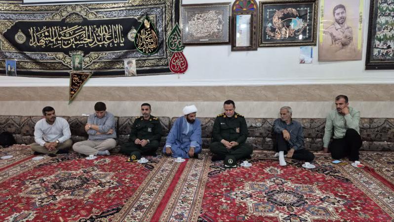 دیدار با خانواده شهید مدافع حرم شهید محمد احمدی جوان
