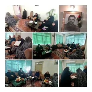 دیدار هنرمندان با خانواده شهید هنرمند جمشید مظفر صفاری انجام شد