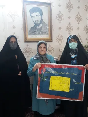 از پیاده روی تا دیدار با خانواده شهدا توسط خواهران بسیجی شاهرود+ تصاویر