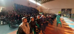 نمایش اقتدار بسیجیان در شهرستان کوهبنان