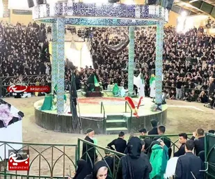استقبال بی&zwnj;نظیر زنجانی&zwnj;ها و گردشگران از مراسم تعزیه ارمغانخانه