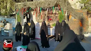 برگزاری مراسم آبروی محله، افتخار کوچه در گرمدره به روایت تصویر