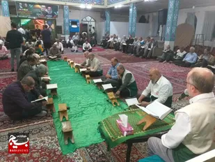 برگزاری محفل ذکر رضوی در شاهرود، یادبود شهدای مقاومت+ تصاویر