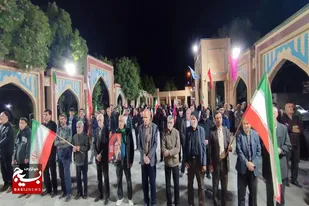 تجدید میثاق مردم صالح&zwnj;آباد با راه شهید و رهبری