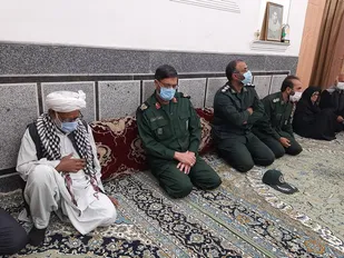دیدار فرمانده سپاه سلمان با خانواده شهید علیرضا جر