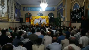 جشن میلاد امام رضا در امامزاده محمد دیزج