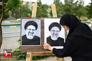 گردهمایی هنرمندان و ورک&zwnj;شاپ نقاشی تصاویر شهدا در همدان برگزار شد