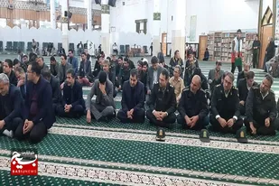 آیین گرامیداشت شهدای حادثه تروریستی کرمان در مه ولات+عکس