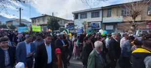خروش مردم رامیان در راهپیمایی 22 بهمن