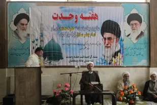 برگزاری همایش هفته وحدت در حوزه علمیه شهر آشخانه