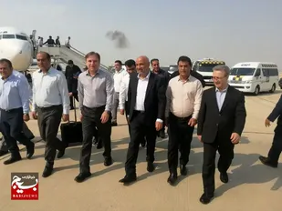 وزیر تعاون،کار و رفاه اجتماعی وارد عسلویه شد