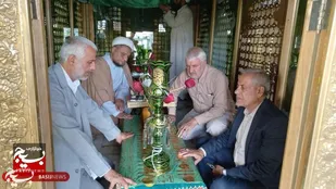 آیین غبارروبی مضجع مطهر امامزادگان شهرکرد