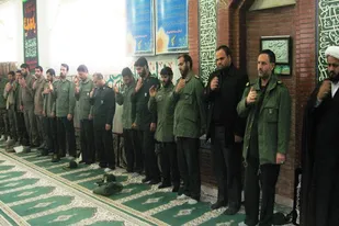 مراسم سوگواری ایام فاطمیه در سپاه تویسرکان