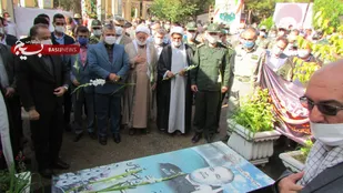 تجدید عهد و پیمان مسؤولان شهرستان شاهرود با شهدا+ تصاویر