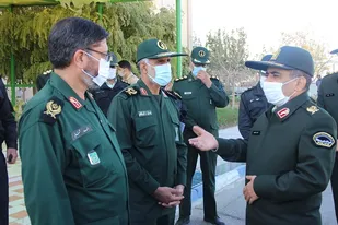 دیدار فرمانده انتظامی سیستان و بلوچستان با فرمانده سپاه سلمان