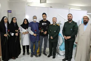 تجلیل از مدافعان سلامت درمانگاه موسی ابن جعفر (ع) سپاه ناحیه مهریز