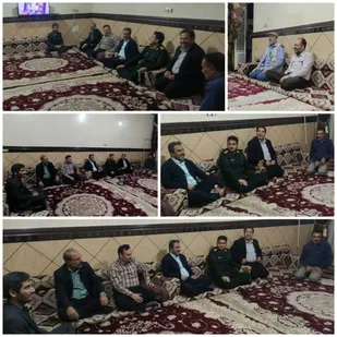 دیدار مسئول سازمان بسیج هنرمندان خوزستان با پیشکسوت تئاتر دشت آزادگان