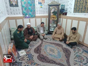 تجلیل از جانباز و آزاده هشت سال دفاع مقدس در جزینک