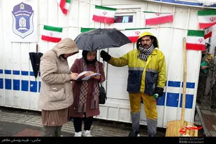 تلاش خبرنگاران همدانی برای ثبت حماسه حضور مردم