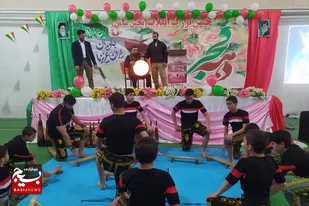 برگزاری جشن بزرگ انقلاب درسالن ورزشی امیرکبیر سامن