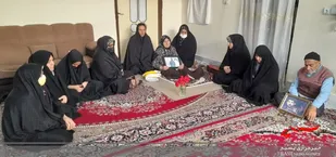 دیدار با خانواده شهید اصغر جعفری