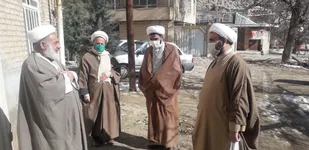 دیدار مسئول سازمان بسیج طلاب وروحانیون استان با روحانیون بخش پشتکوه