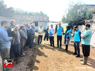 واکسیناسیون دام های سبک دامداران روستای ابوالحسن کلا بخش گتاب بابل