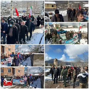 جشن حضور تا ظهور در روستای لاجیم شهرستان سوادکوه