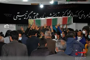 تشییع شهید گمنام در دهستان شوراب صغیر