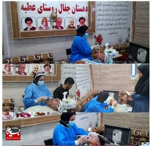 ارایه خدمات دندان پزشکی رایگان توسط تیم&zwnj; جهادی شبکه بهداشت و درمان شادگان