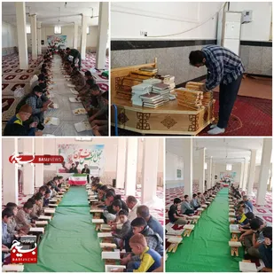 برگزاری مسابقات قرآن ومحفل انس باقرآن در حوزه روستایی پیان ایذه