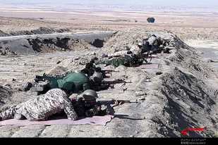 میدان تیر بسیجیان کبودراهنگ در رزمایش اقتدار عاشورایی