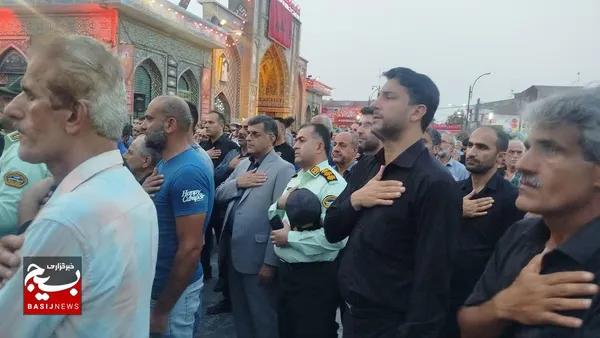 مراسم تشییع پیکر شهید مدافع نظم و امنیت مجید کاظم پور