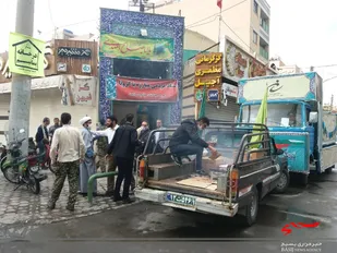برپایی کاروان شادی به همت بسیجیان حوزه 13 قمربنی هاشم ناحیه مقاومت بسیج امام صادق (ع) اصفهان
