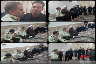 فرمانده انتظامی استان سیستان و بلوچستان با خانواده شهید رضایی دیدار کرد