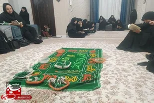 سفره صلوات اربعین با عطر عاشورا برپا شد
