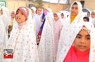 دختران روزه اولی جازموریان، آغاز روزه داری خود را  جشن گرفتند