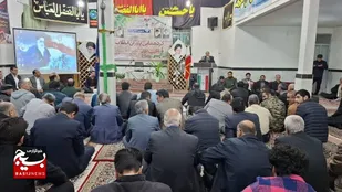 گردهمایی یاوران انقلاب در بخش بسطام+ تصاویر