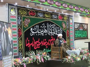 برگزاری مراسم عزاداری به مناسبت ایام فاطمیه در ناحیه مقاومت بسیج امام رضا (علیه السلام)