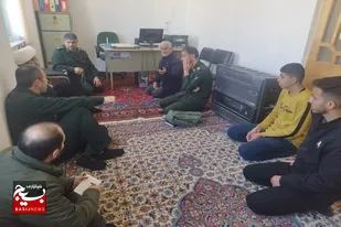 بازدید فرمانده سپاه ناحیه بهار از پایگاه ۸ ثاراللّه