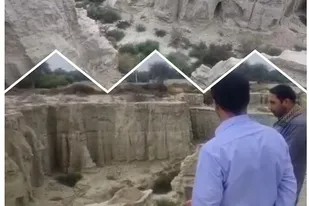 بازدید مسئولین استان سیستان و بلوچستان از سیلاب در بخش پیرسهراب روستای عورکی