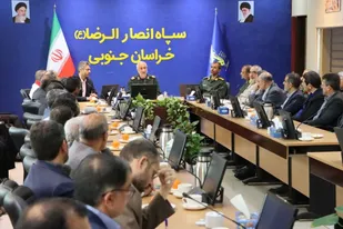 دیدار فرماندهان حوزه&zwnj;ها و پایگاه&zwnj;های بسیج ادارات خراسان جنوبی با  فرمانده سپاه انصارالرضا علیه&zwnj;السلام