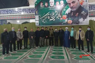دیدار اعضای شورای پایگاه الغدیر دامغان با 2 تن از رزمندگان دفاع مقدس