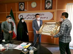 دیدار منتخب اعضای بسیج دانشجویی دانشگاه علوم پزشکی قم با دکتر قدیر