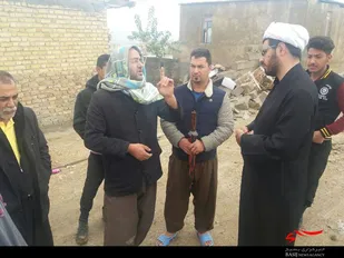 خدمات رسانی سپاه قمربنی هاشم علیه السلام  از مناطق زلزله زده استان کرمانشاه