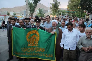 حضور کاروان زیر سایه خورشید در شاهرود