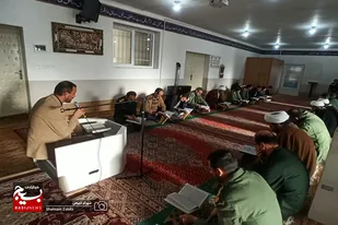 برگزاری محفل انس با قرآن کریم در حسینیه شهدای سپاه ناحیه ملایر